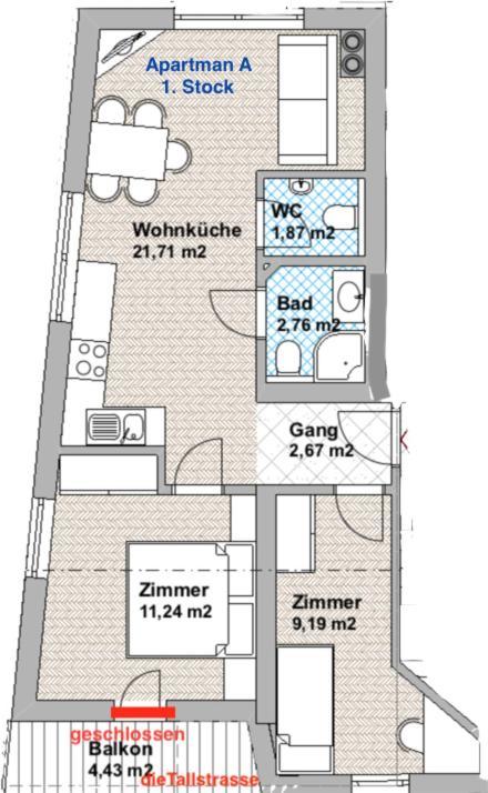 Apartamento Tuxie Haus Tux